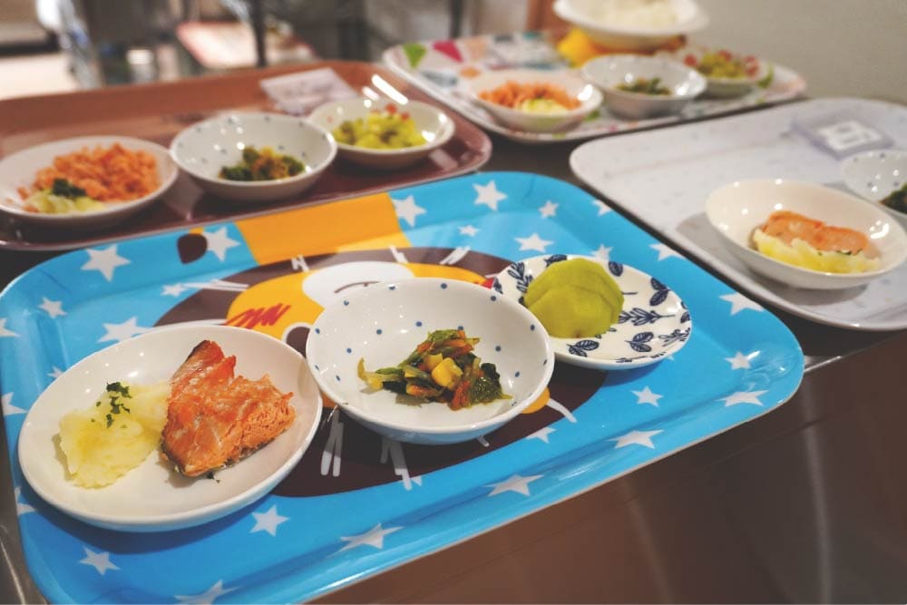 にじのはしの食育の様子
